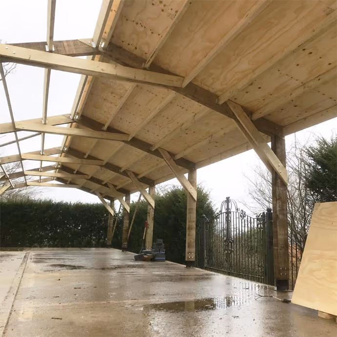 Timber barn in Northamptonshire