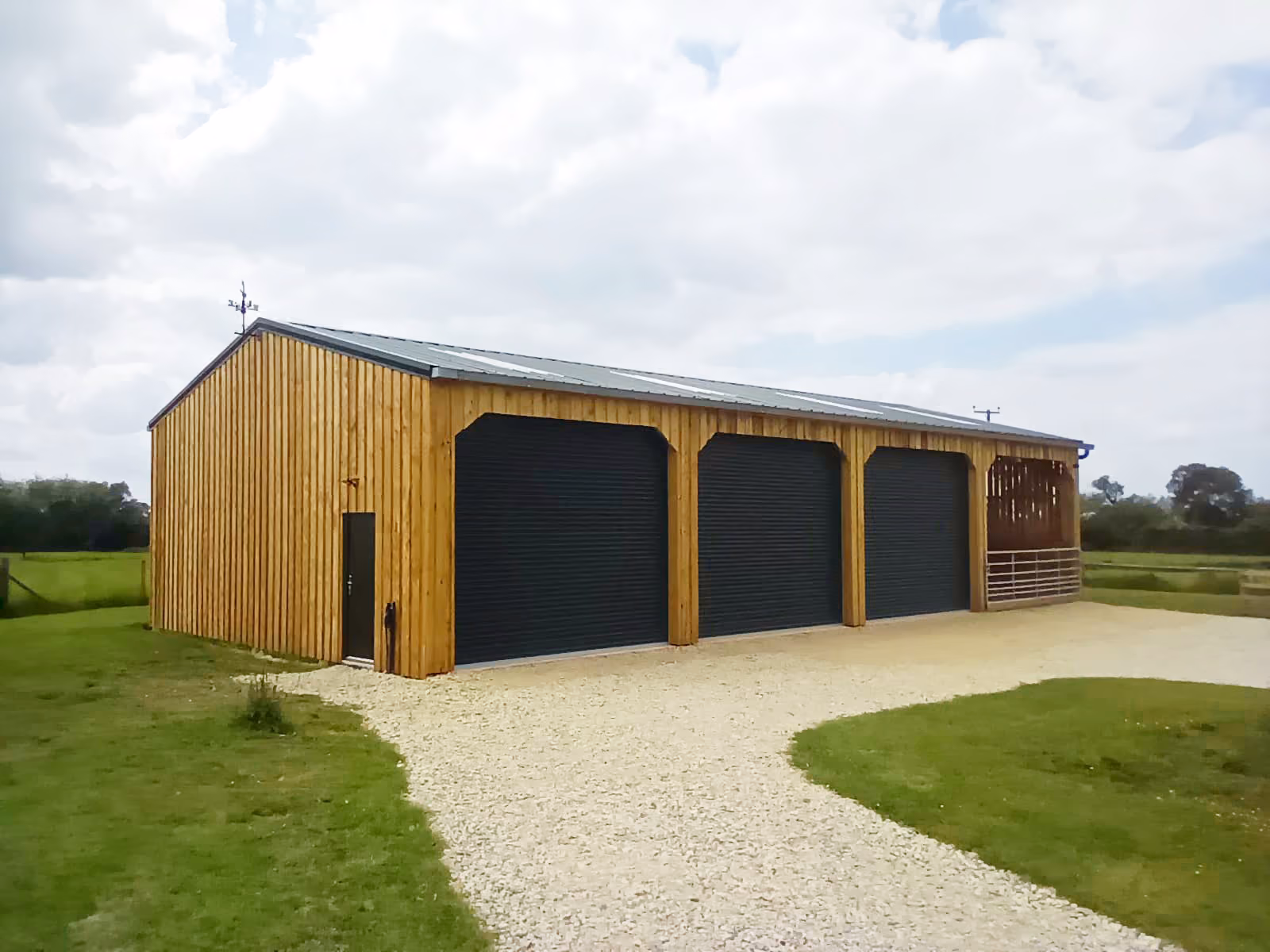Timber framed barn