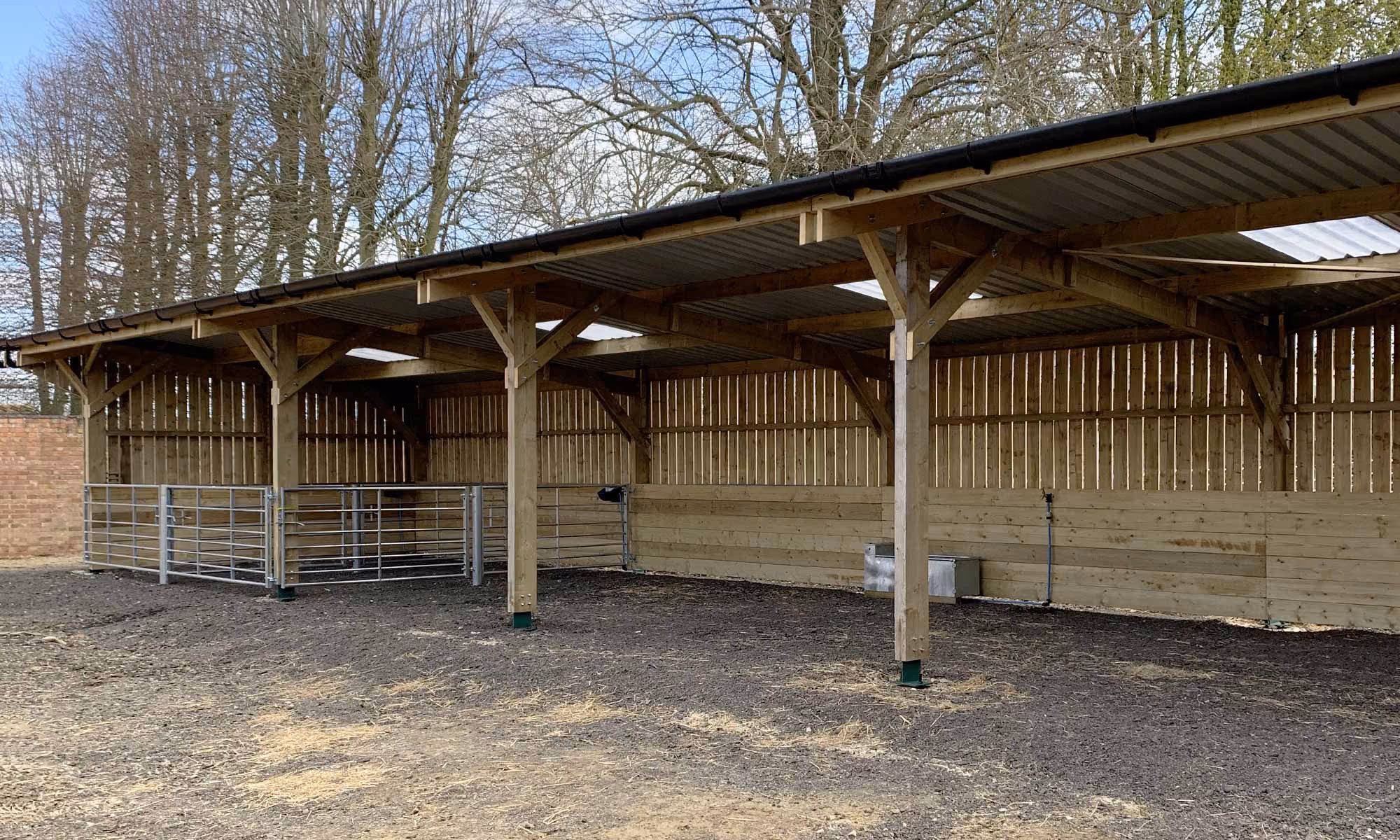 Timber framed farm building